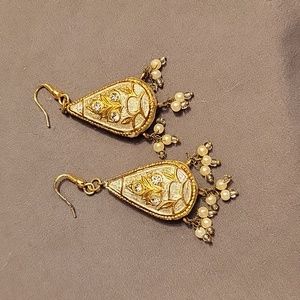 Beautiful boho Lakh Indian earrings